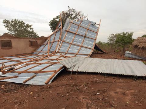 Schools, houses are among the most destroyed infrastructure after the cyclone hit. 